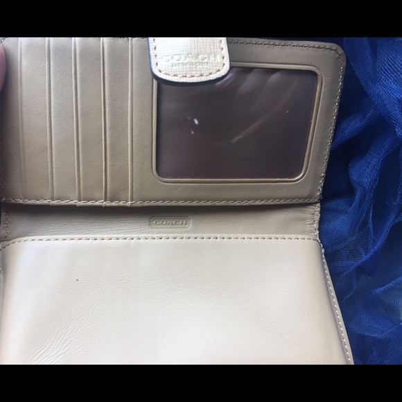 COACH SAFFIANO LEATHER Wallet Wristlet OL-SCHOOL - Picture 6 of 14